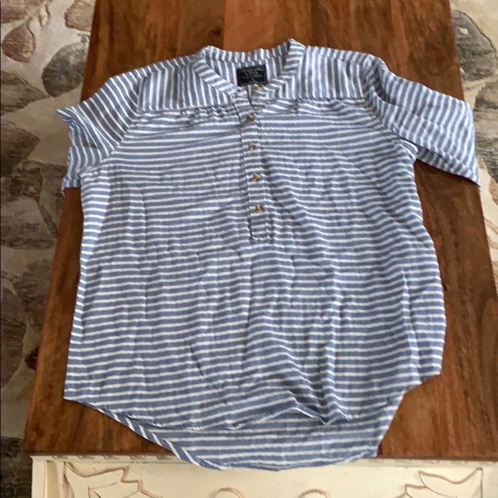 Abercrombie and Finch striped longsleeve button up